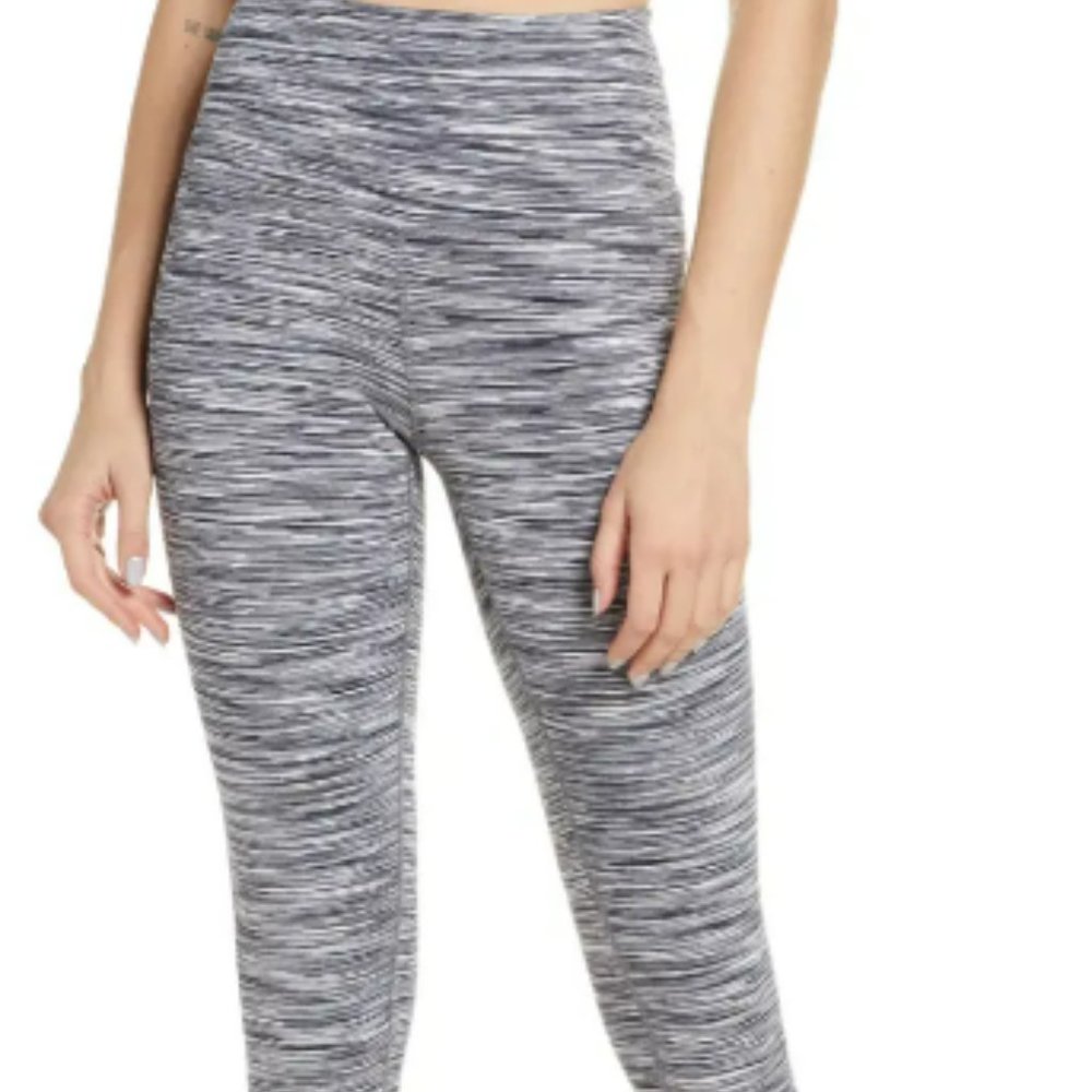 Zella Live In Space Dye High Waist Leggings - XXL BLACK GRAPHITE SPACEDYE